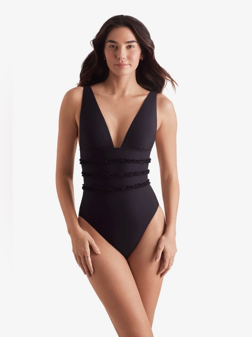 Mimi Flamingo Sonny Ruffle One-Piece Swimsuit